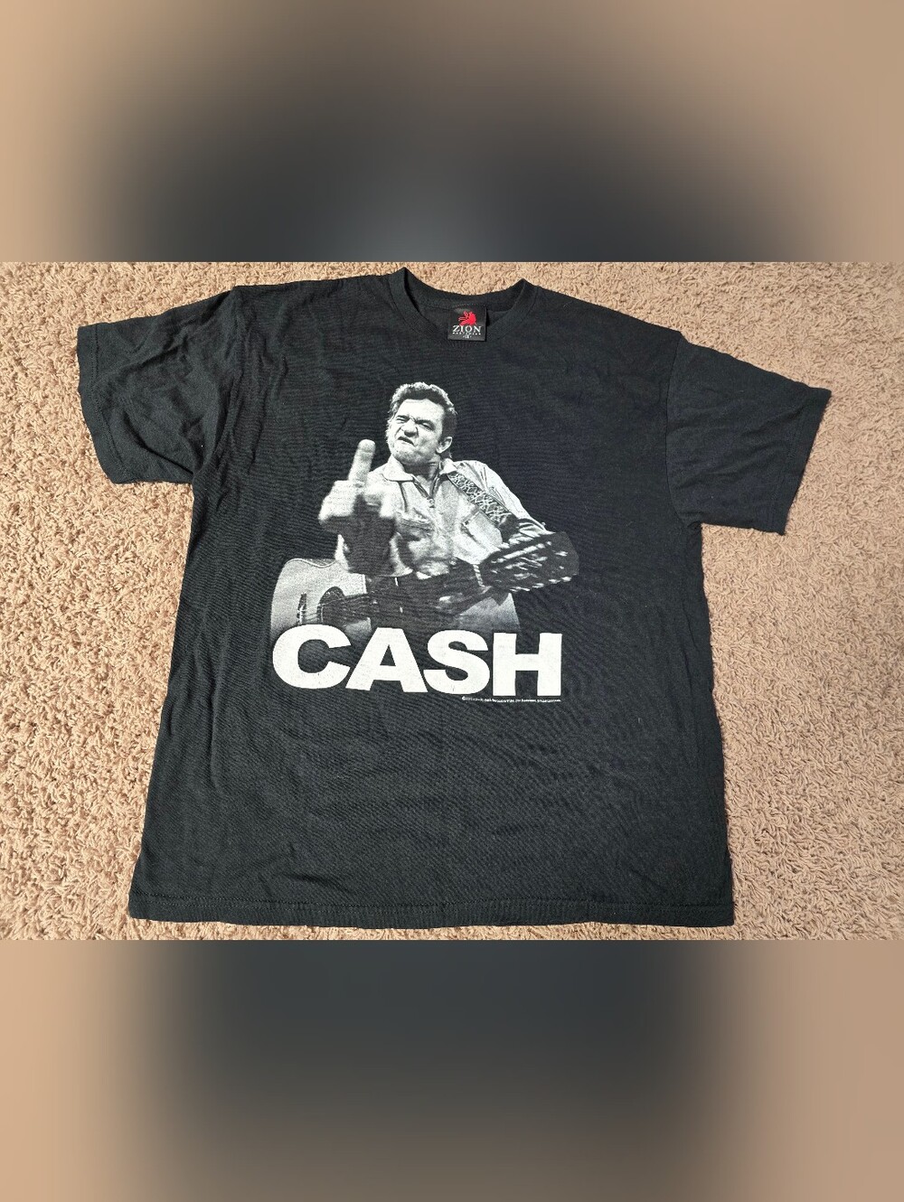 Johnny Cash Zion Rootswear Shirt, 1x